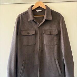 7 Diamonds Dark Brown Suede Jacket